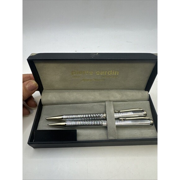 Pierre Cardin Other - VTG Pierre Cardin Ball Point Pen & Mechanical Pencil Gold & Silver Set New